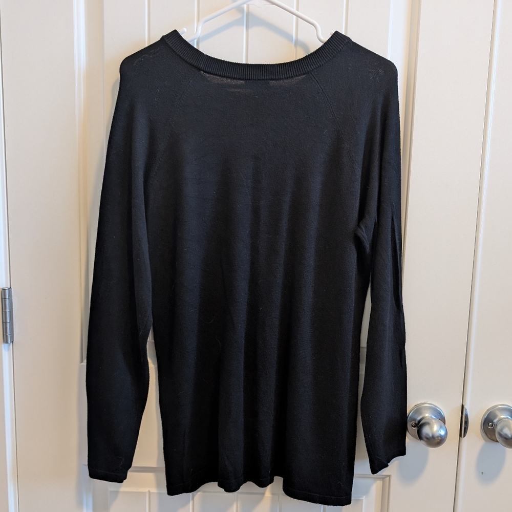3 For $24 Torrid Black Crisscross Neckline Blouse - Picture 6 of 6